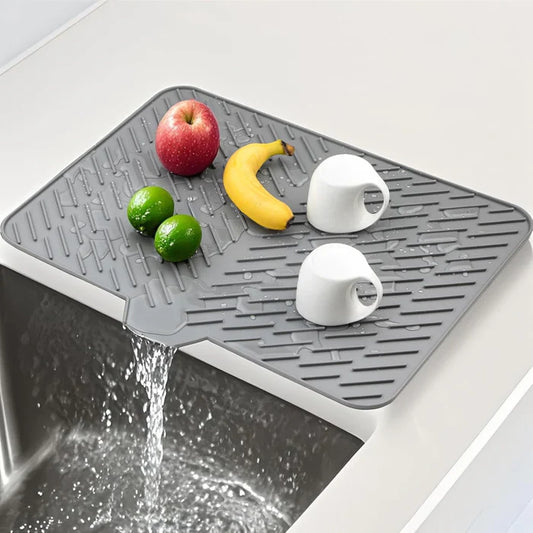 Silicone Dish Drying Mat for Kitchen Counter