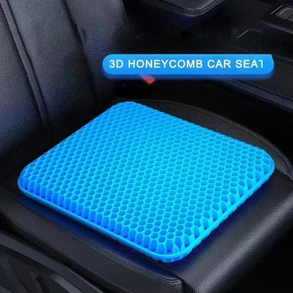 3D Gel Car Seat Cushion – Cooling Comfort Pad