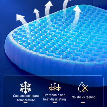 3D Gel Car Seat Cushion – Cooling Comfort Pad