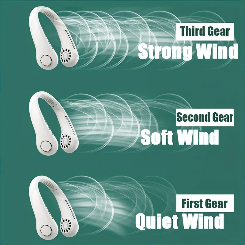 Portable Neck Fan – Hands-Free Cooling Anywhere