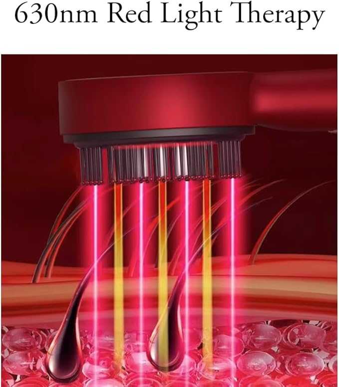 Electric Scalp Massager Brush with Oil Applicator – Hair Growth Tool