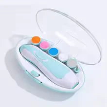 Baby Electric Nail Trimmer Set – Safe, Whisper-Quiet, LED Grooming Kit