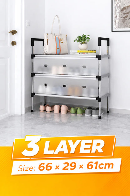 Multi-Layer Dustproof Shoe Rack Organizer