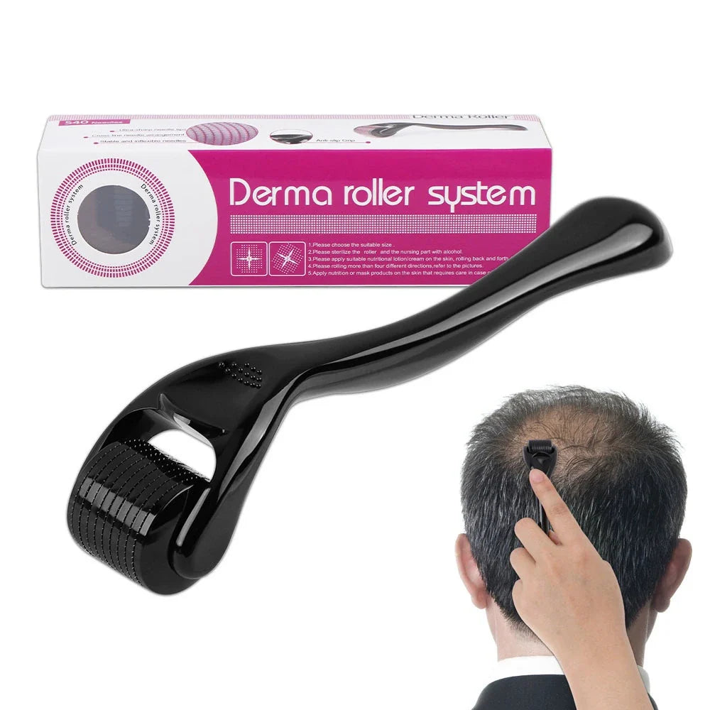 Derma Roller System – 6-in-1 Microneedling Kit for Skin Glow & Scar Reduction