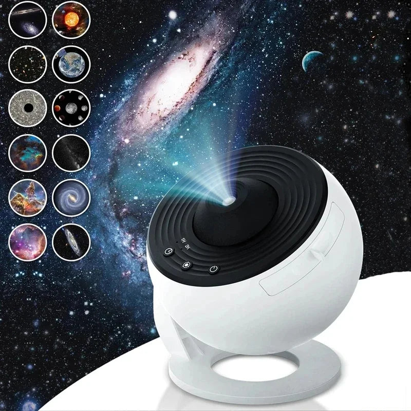12-in-1 Galaxy Projector – HD Starry Sky Planetarium Light for Kids & Adults
