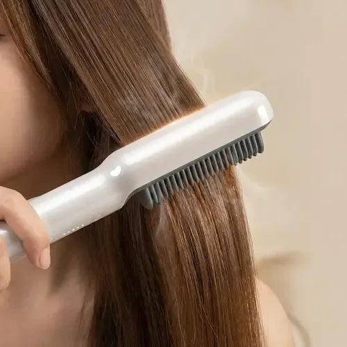 Hair Straight & Curly Comb Brush With 5 Levels Heat
