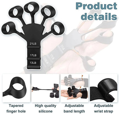 Hand Grip Strengthener – Adjustable Finger Exerciser for Stronger Hands & Fingers