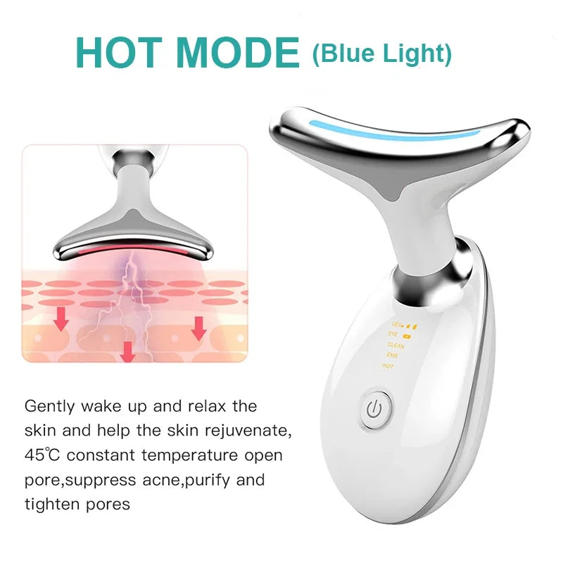 Anti-Wrinkle Beauty Apparatus – Instant Lift, EMS & LED Skin Tightening Device