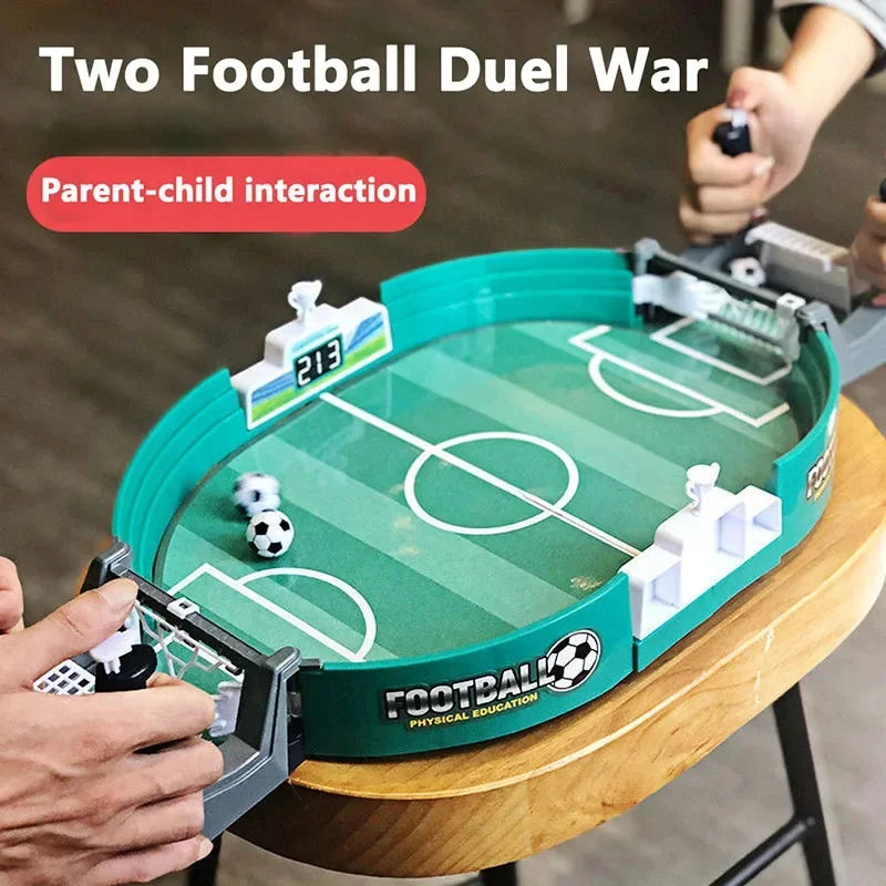 Mini Football Table Game – Portable Foosball Board for Family & Kids