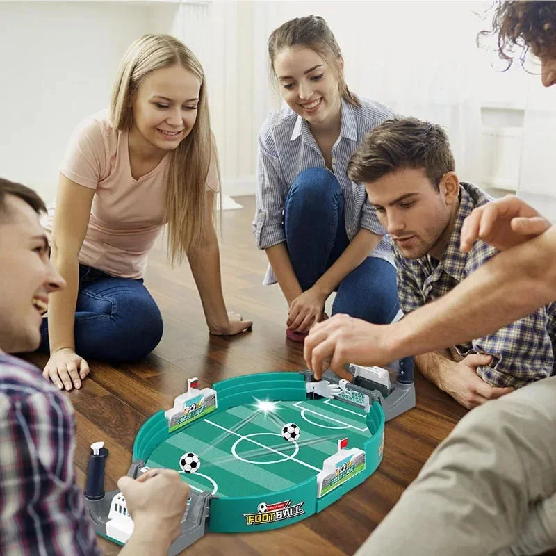 Mini Football Table Game – Portable Foosball Board for Family & Kids