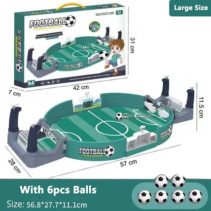Mini Football Table Game – Portable Foosball Board for Family & Kids