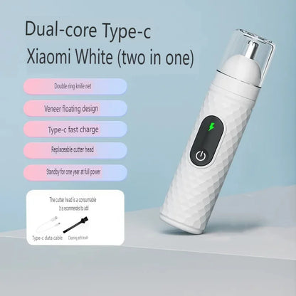 Electric Nose Hair Trimmer – Rechargeable Nose & Ear Hair Cleaner