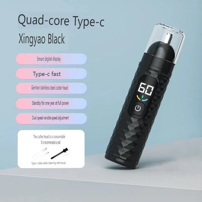 Electric Nose Hair Trimmer – Rechargeable Nose & Ear Hair Cleaner