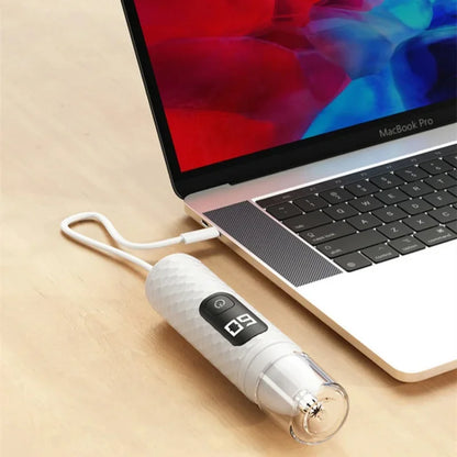 Electric Nose Hair Trimmer – Rechargeable Nose & Ear Hair Cleaner