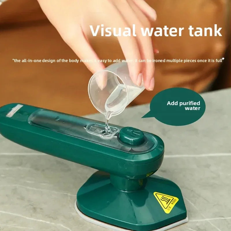 Portable Mini Iron | Travel-Friendly 2-in-1 Steamer & Iron