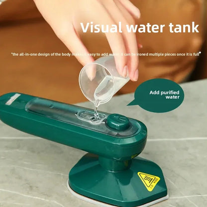 Portable Mini Iron | Travel-Friendly 2-in-1 Steamer & Iron