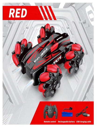 360° Remote Stunt Car – Double-Sided Rechargeable RC Drift Car