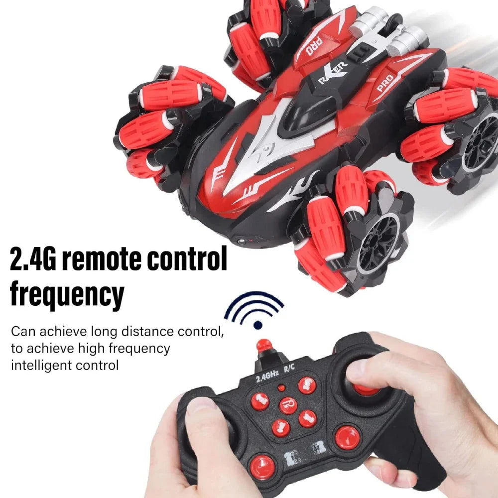 360° Remote Stunt Car – Double-Sided Rechargeable RC Drift Car