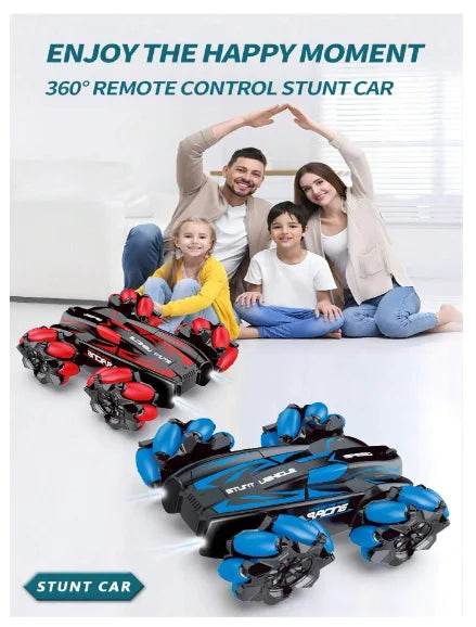 360° Remote Stunt Car – Double-Sided Rechargeable RC Drift Car
