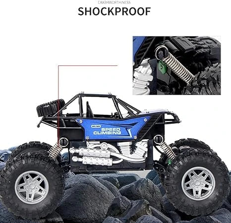 Road Monster 4WD Remote Control Stunt Car – High-Speed Off-Road Rock Crawler