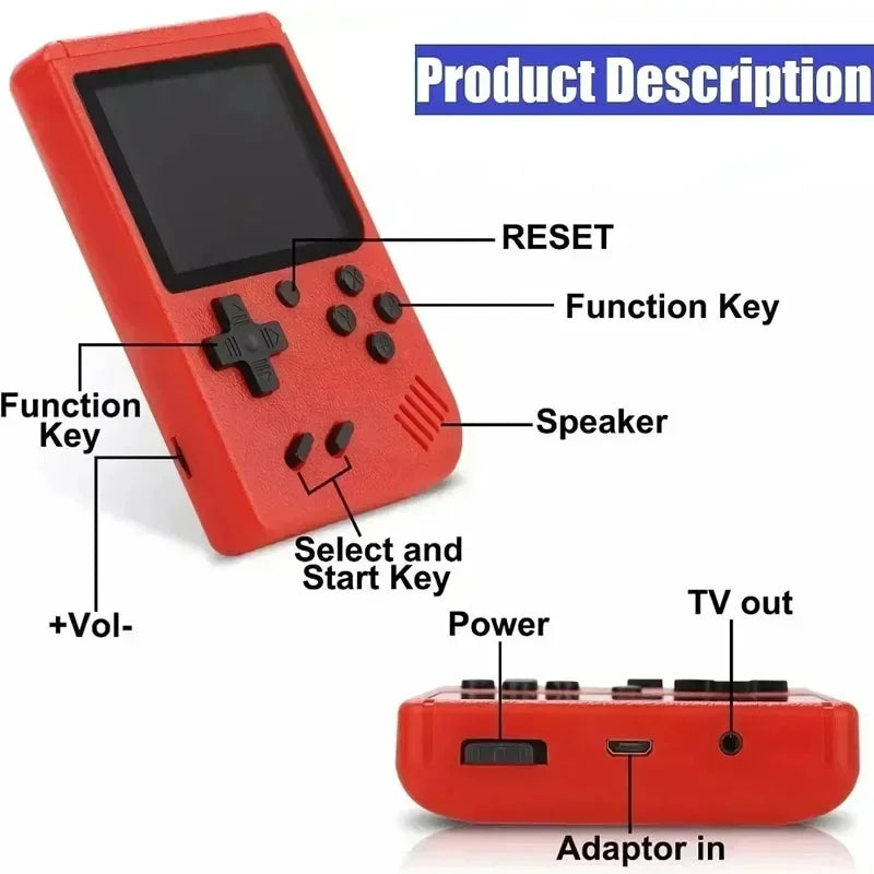 Sup Game Box Plus – 400 in 1 Retro Handheld Gaming Console 🎮