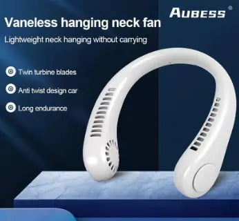 Portable Bladeless Neck Fan – Hands-Free Wearable Cooling Fan