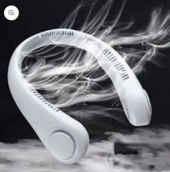 Portable Bladeless Neck Fan – Hands-Free Wearable Cooling Fan