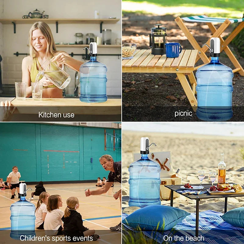 Water Bottle Pump – Electric USB Rechargeable Automatic Dispenser