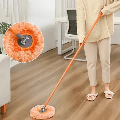 360° Rotating Telescopic Microfiber Dust Mop| Easy Floor Cleaning