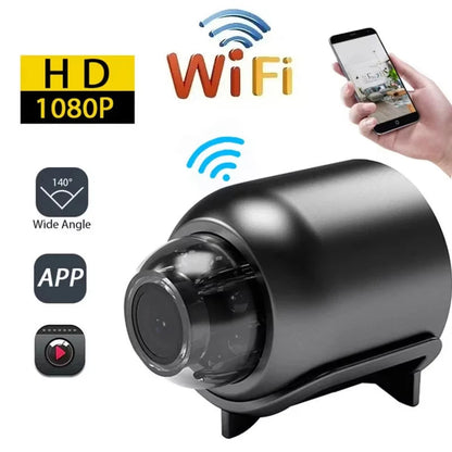 X5 StealthCam Pro – 1080P WiFi Spy Camera with Night Vision & 140° Wide-Angle Lens