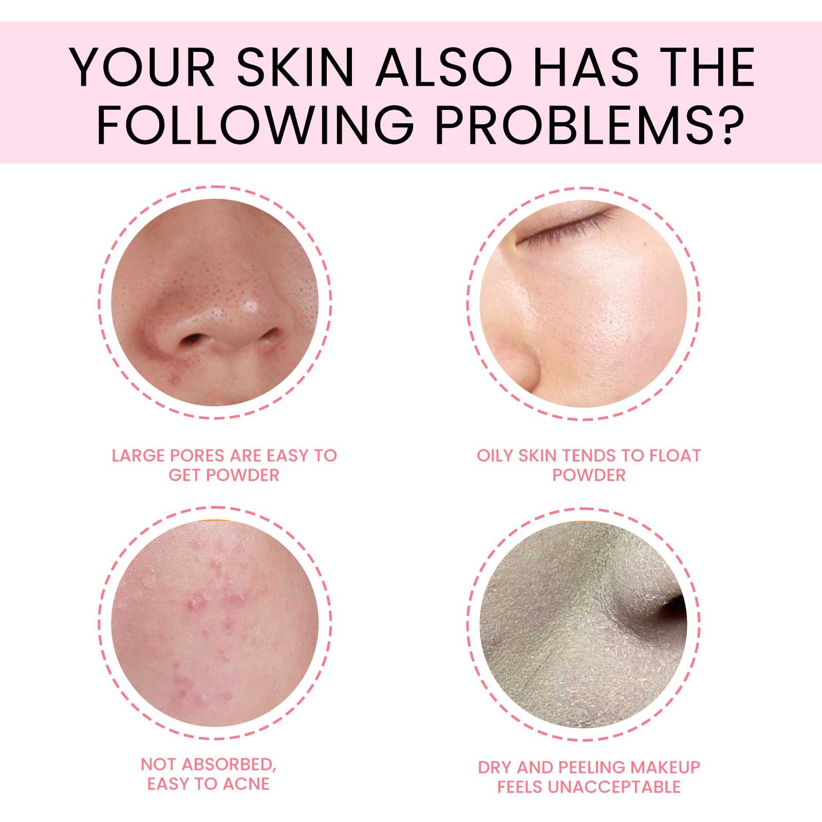 Model wearing EELHOE CC+ Cream showing radiant dewy finish