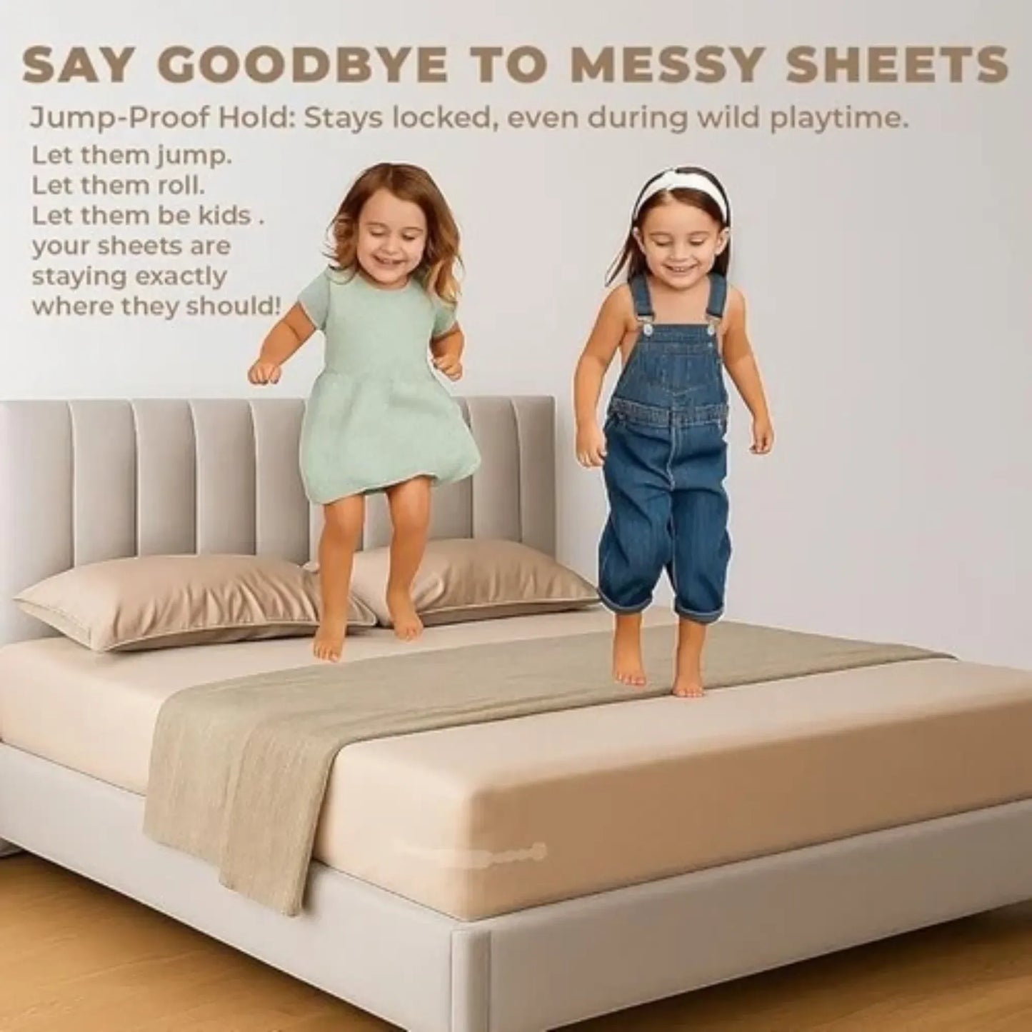 Bed Sheet Holder Straps with Tucker Tool