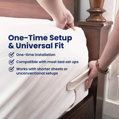 Bed Sheet Holder Straps with Tucker Tool