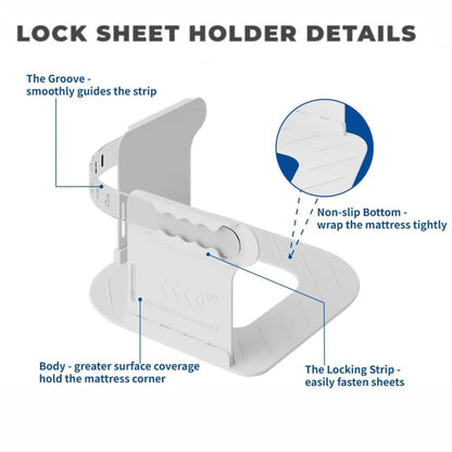 Bed Sheet Holder Straps with Tucker Tool