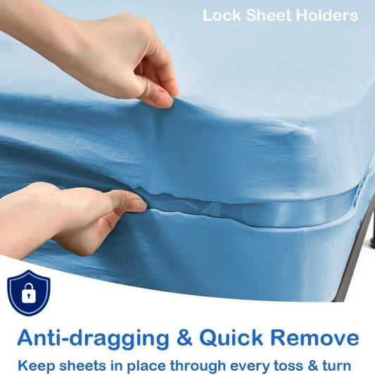 Bed Sheet Holder Straps with Tucker Tool