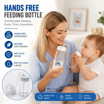 Hands-Free Baby Feeding Bottle 240ml