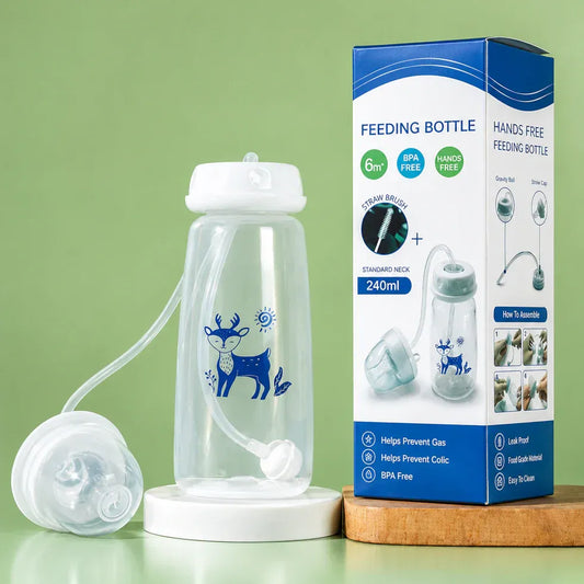 Hands-Free Baby Feeding Bottle 240ml