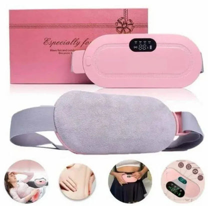 Period Cramp Relief Electric Heating Belt Massager | Luxury Desires