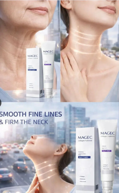 Magec Collagen Fullerene Neck Cream - Tightening & Anti-Wrinkle Formula