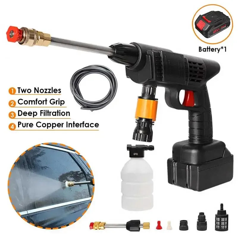 Cordless High-Pressure Washer Gun