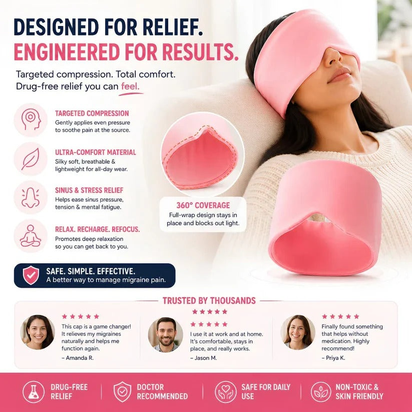 Migraine Relief Head Cap