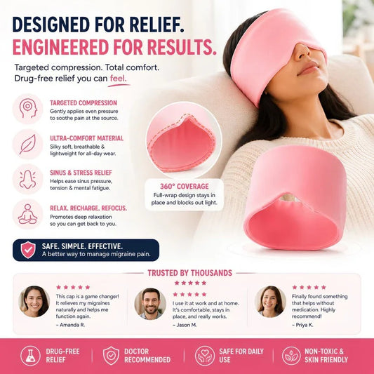 Migraine Relief Head Cap