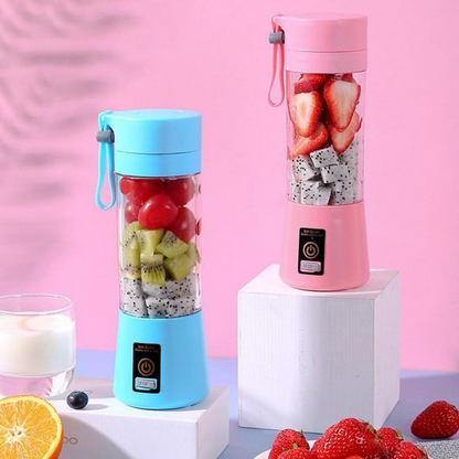 NutriBlend Pro™ – Portable USB Rechargeable Juicer with 380ml Capacity & Smart Safety System