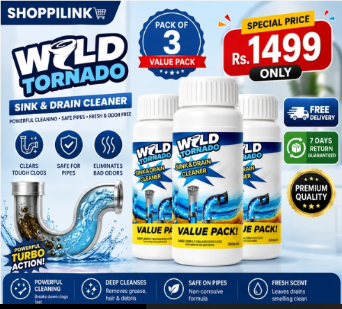 Instant Sink & Drain Cleaner Powder (Pack of 3)