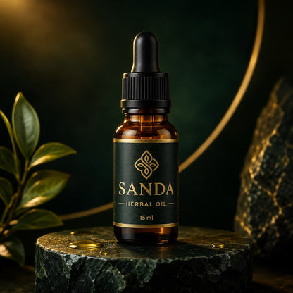 SANDA Herbal Massage Oil – Premium Traditional Body Care Oil – 15ml