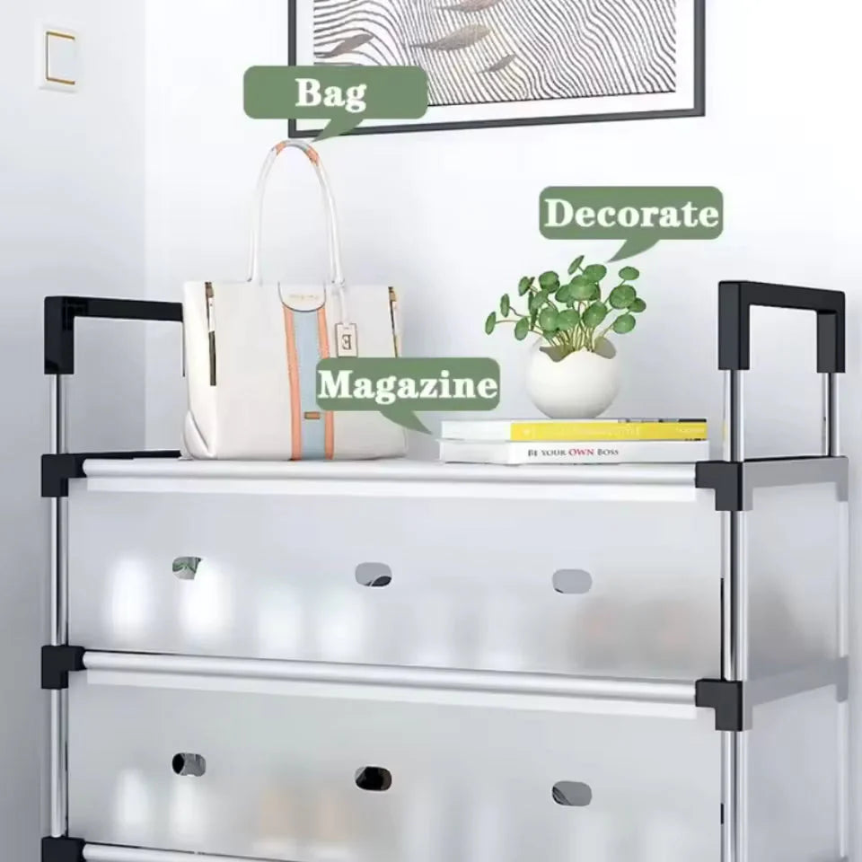 Multi-Layer Dustproof Shoe Rack Organizer